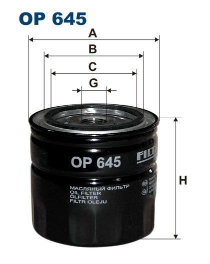 Olejový filtr Filtron OP 645