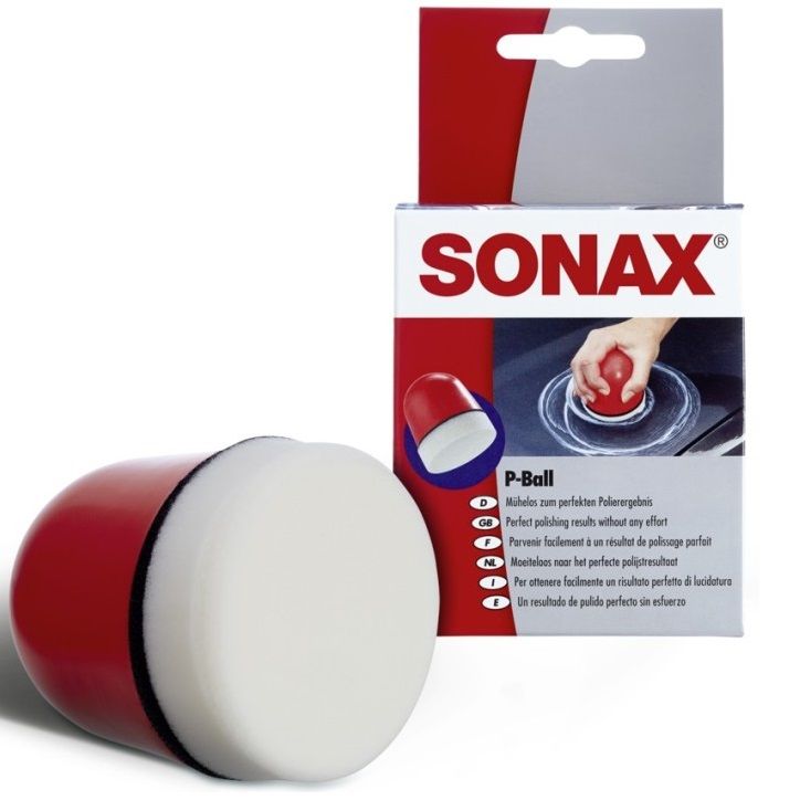 Leštící míček pro nanášení leštěnky nebo vosku na auto P-BALL Sonax
