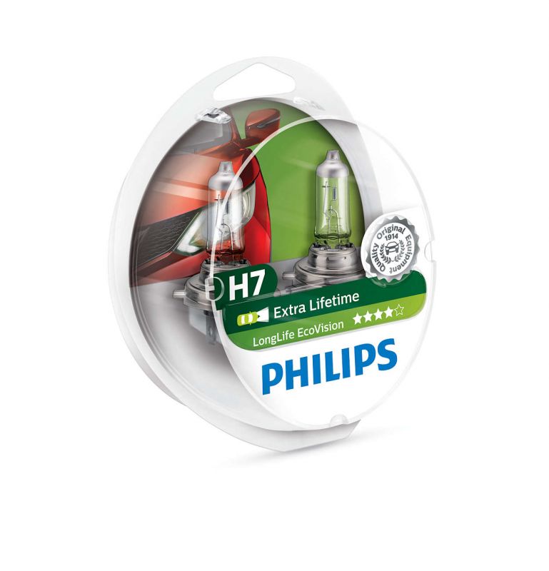 Philips H7 Long life EcoVision 12V ( duobox 2ks)