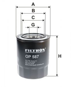 Olejový filtr Filtron OP 587