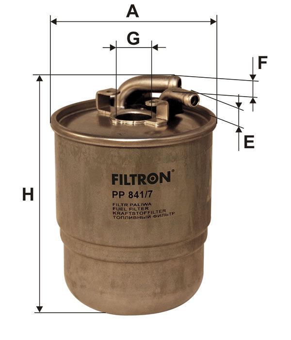 Palivový filtr Filtron PP 841/7