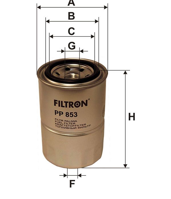 Palivový filtr Filtron PP 853
