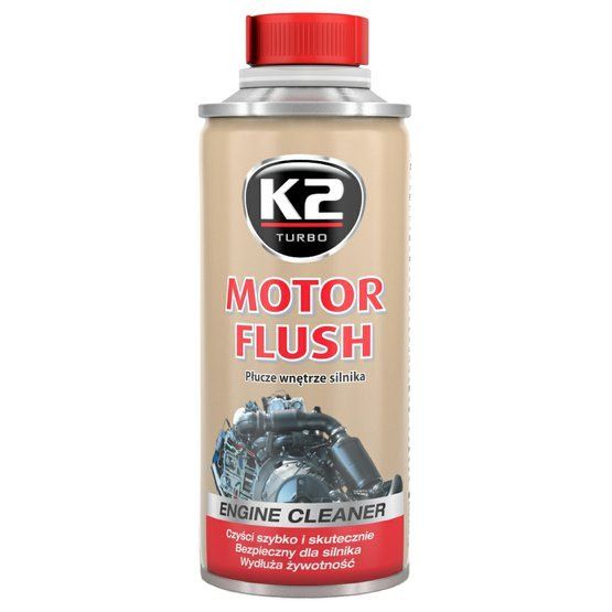K2 MOTOR FLUSH 250 ml - čistič motorů (odstraňuje všechny usazeniny v motoru) Liqui Moly
