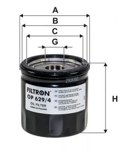 Olejový filtr FILTRON OP 629/4