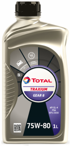 Total Traxium Gear 8 75W-80 1L