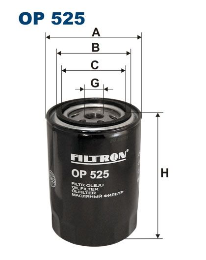 Olejový filtr Filtron OP 525