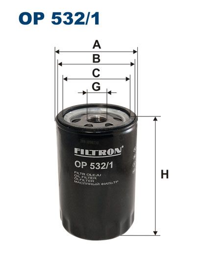 Olejový filtr Filtron OP 532/1