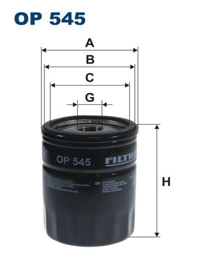 Olejový filtr Filtron OP 545