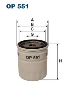 Olejový filtr Filtron OP 551