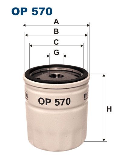 Olejový filtr Filtron OP 570