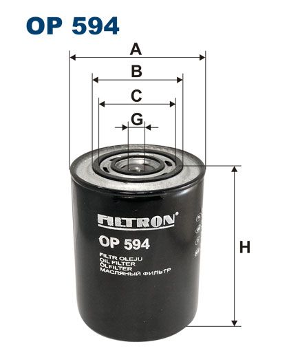 Olejový filtr Filtron OP 594