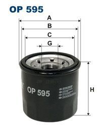 Olejový filtr Filtron OP 595