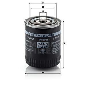Olejový filtr Mann-Filter W 930/21