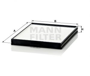 Kabinový filtr Mann Filter CU 2628