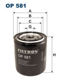Olejový filtr Filtron OP 581