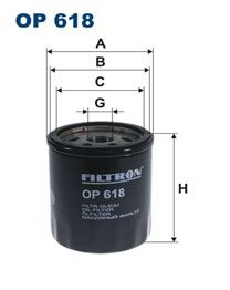 Olejový filtr Filtron OP 618