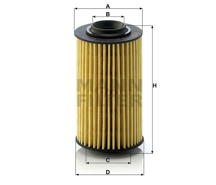 Olejový filtr Mann-Filter HU 69/3 x