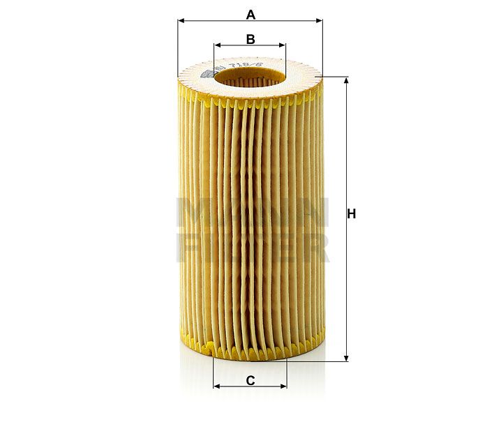 Olejový filtr Mann-Filter HU 718/6 x