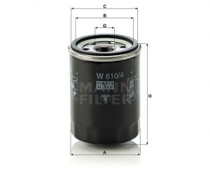 Olejový Filtr Mann-Filter W 610/4