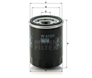Olejový filtr Mann-Filter W 610/9