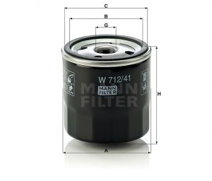 Olejový filtr Mann-Filter W 712/41