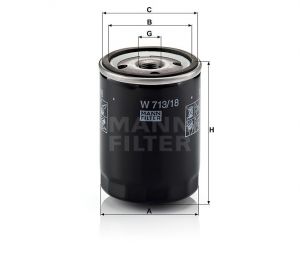Olejový filtr Mann-Filter W 713/18