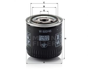 Olejový filtr Mann-filter W 920/45