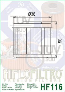 HifloFiltro HF 116