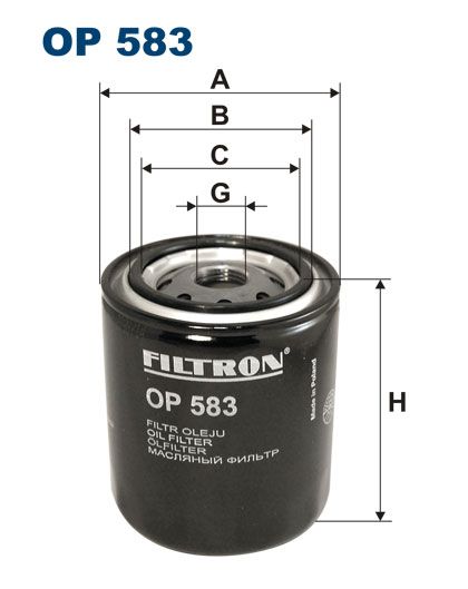 Olejový filtr Filtron OP 583