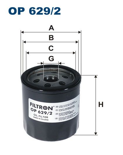 Olejový filtr Filtron OP 629/2
